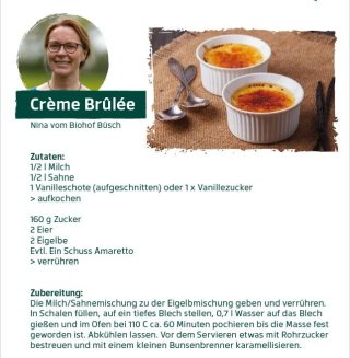 Dezember - Crème Brûlée