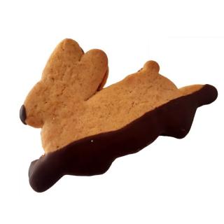 Gefüllter Dinkel Schokohase