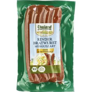 Rinder-Bratwurst Merguez Art (4 Stück)