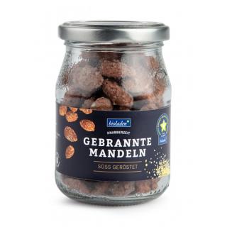 b*gebrannte Mandeln süss geröstet im Pfandglas