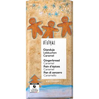 Gianduja Schokolade mit Lebkuchen & Caramel