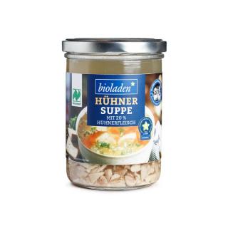 b*Hühnersuppe mit Einlage