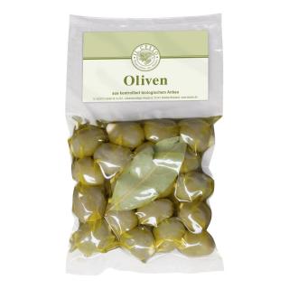 Griech. Oliven mit Mandeln gefüllt