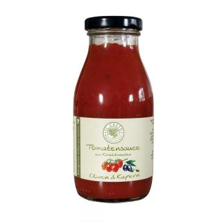 Tomatensauce mit Oliven und Kapern