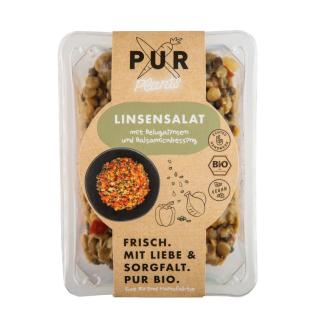 Linsensalat mit Paprika und Rauch
