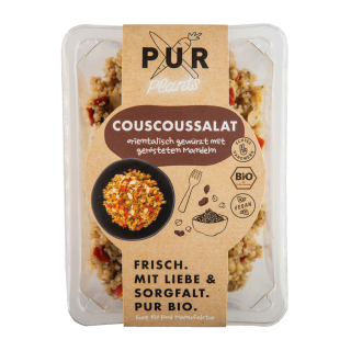Couscoussalat orientalisch gewürzt mit Mandeln