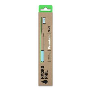 Bambus Zahnbürste Premium Soft blau