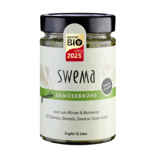 Gemüsebrühe, roh und hefefrei