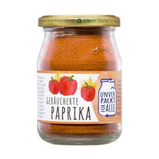 Paprikapulver, geräuchert im Pfandglas