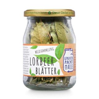 Lorbeerblätter ganz im Pfandglas