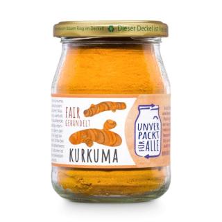 Kurkuma gem. im Pfandglas