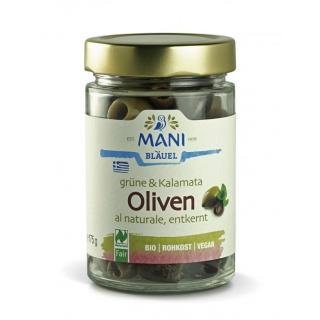 Grüne & Kalamata Oliven entkernt