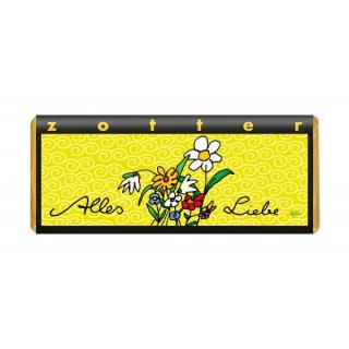 Zotter Alles Liebe, Himbeer-Kokos