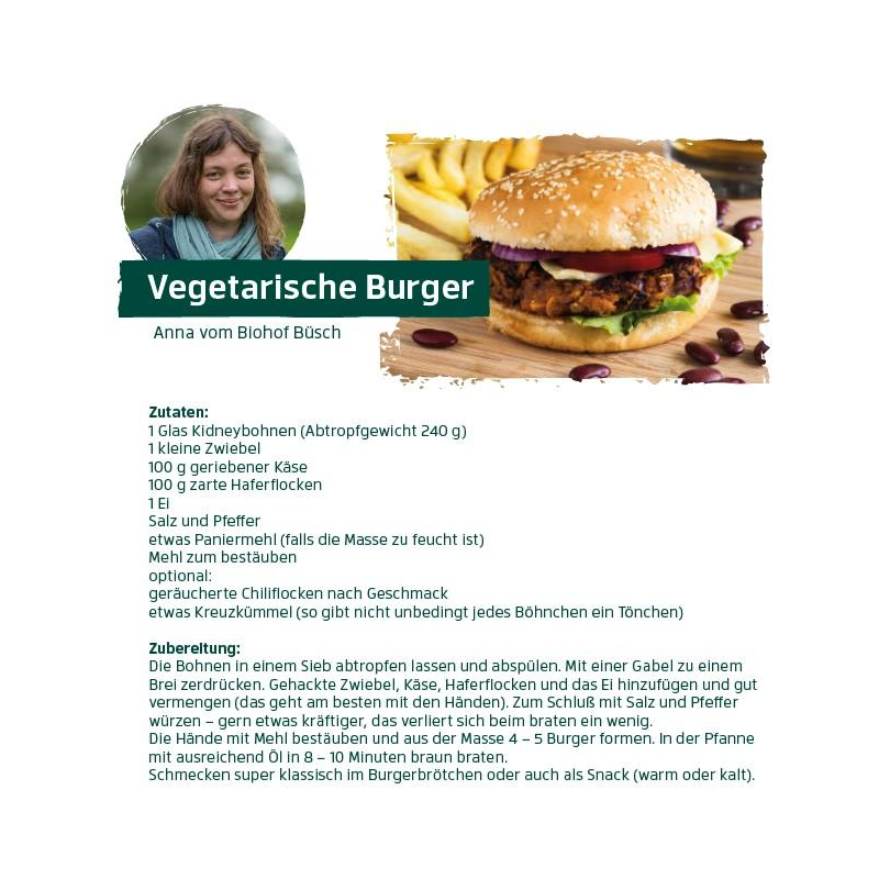 Februar - Vegetarische Burger