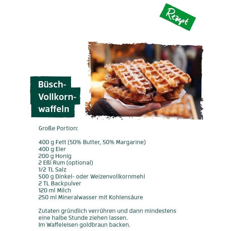 Januar - Büsch Vollkornwaffeln