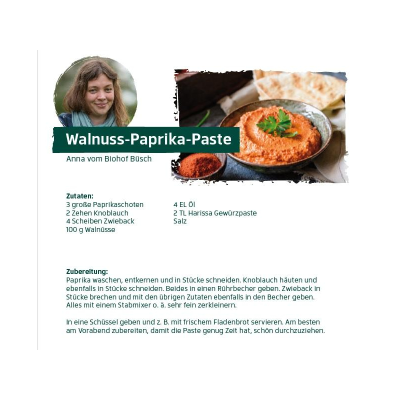 Juli - Walnuss-Paprika-Paste