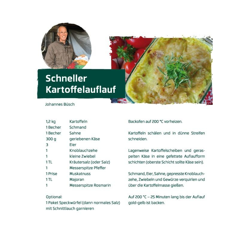 September - Schneller Kartoffelauflauf
