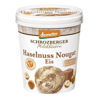 Haselnuss-Nougat Eis