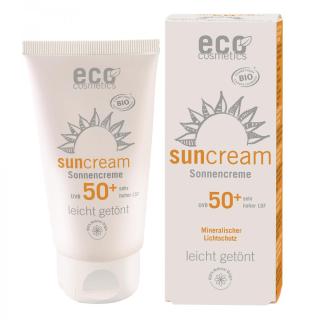 Sonnencreme LSF 50+ leicht getönt > nicht weißend