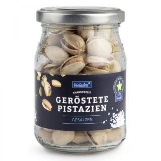 b*geröstete Pistazien gesalzen im Pfandglas