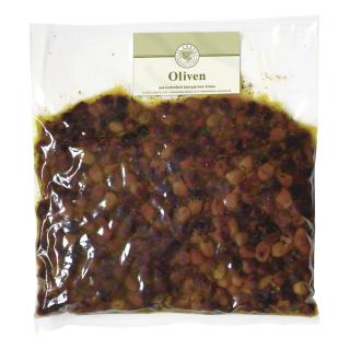 Ital. Leccino-Oliven ohne Stein, Theke